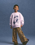 Maison Mangostan - tiger velvet trousers - curry