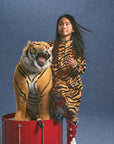 Maison Mangostan - tiger zip jacket - curry