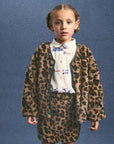 Maison Mangostan - leopard fur skirt