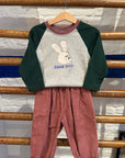 The campamento - kids - rabbit good day t-shirt - grey