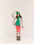Wynken - pom pom beanie - python green