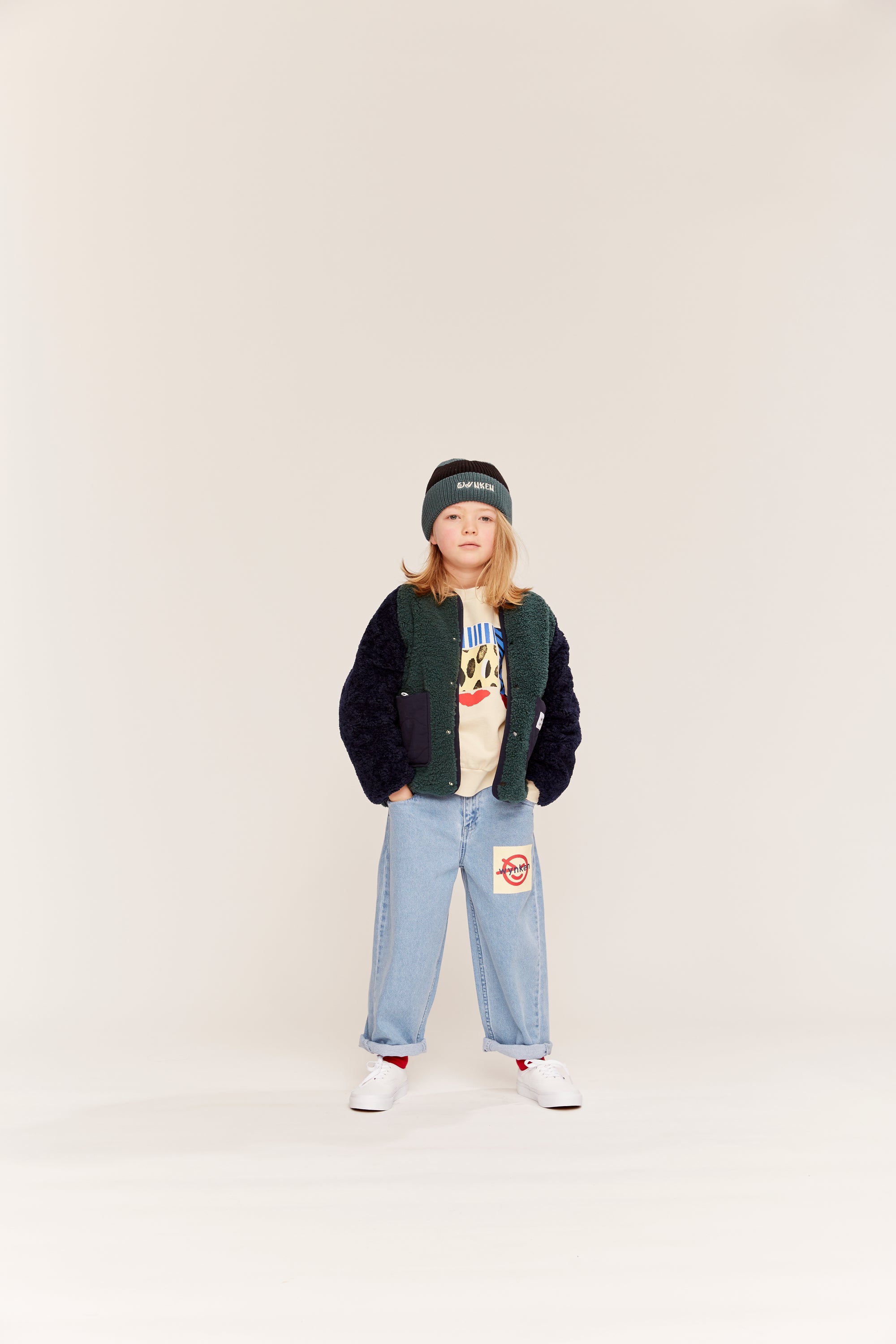 Wynken - mid wash jeans - light blue