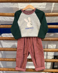The campamento - kids - corduroy trousers - purple