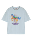 Maison Mangostan - carnaval tee - sky blue