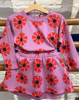 Bobo Choses - kids - kaleidoscope allover skirt - purple