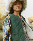 Molo - holla - reversible bodywarmer - dark forest