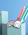 Noodoll - enamel pin - ricerainbow