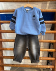 Weekend house kids - whk logo sweatshirt - soft blue