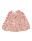 Buho - bb - speckle blouse - burgundy