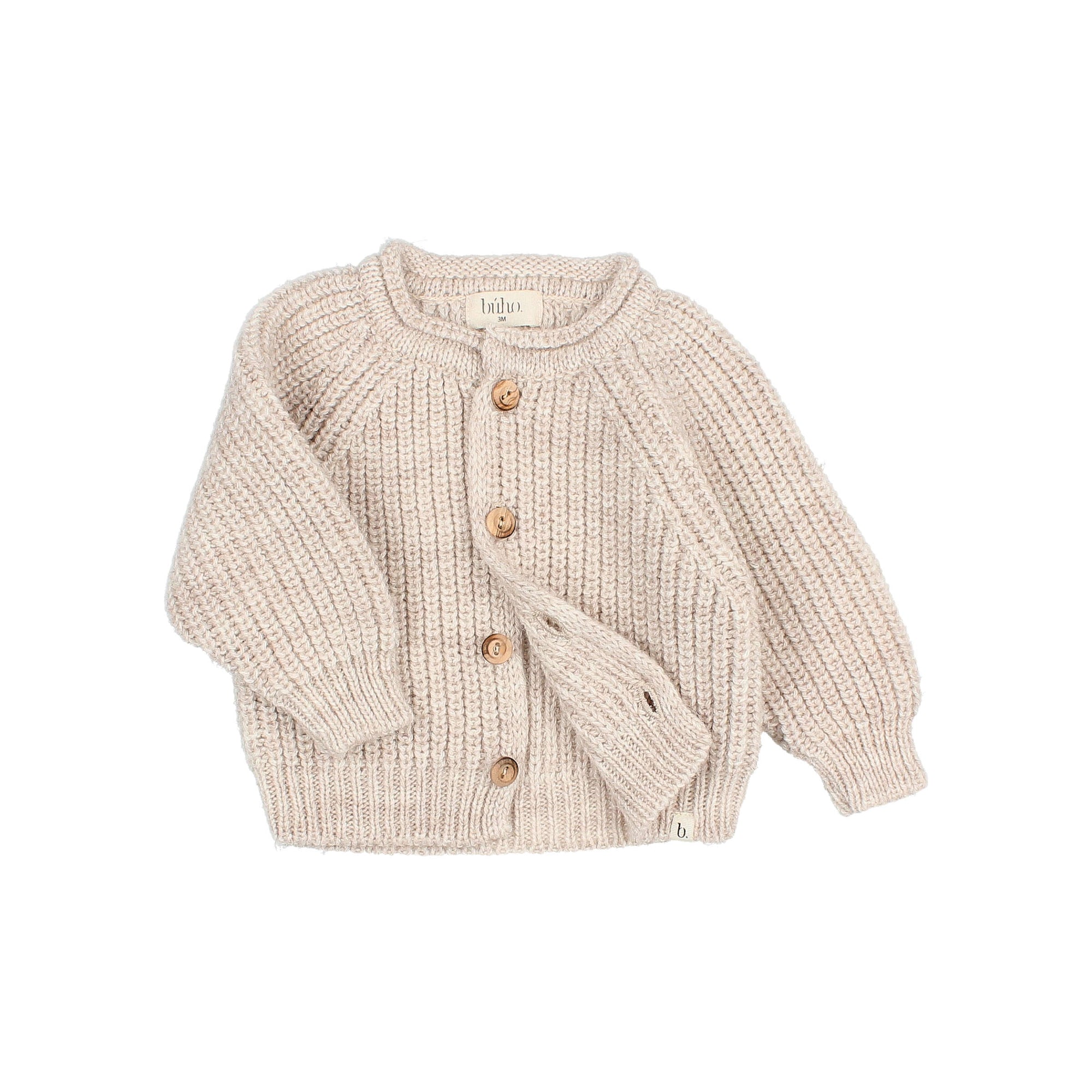 Buho - bb - soft knit cardigan - natural