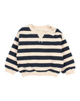 Buho - bb - stripes sweatshirt - ivory