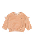 Buho - bb - velvet sweatshirt - rose