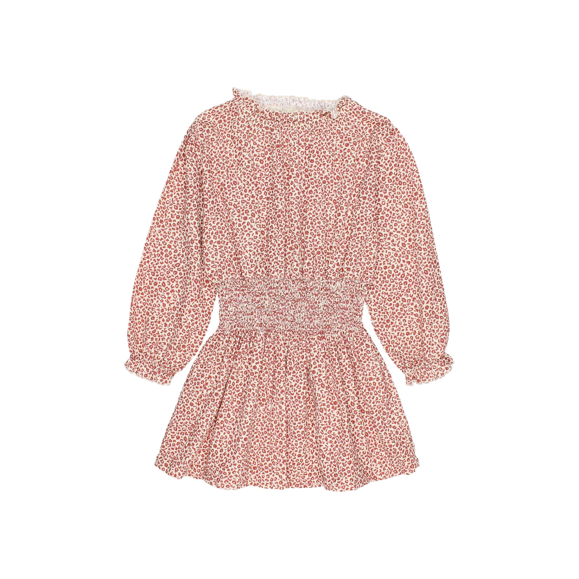 Buho - kids - speckle dress - burgundy