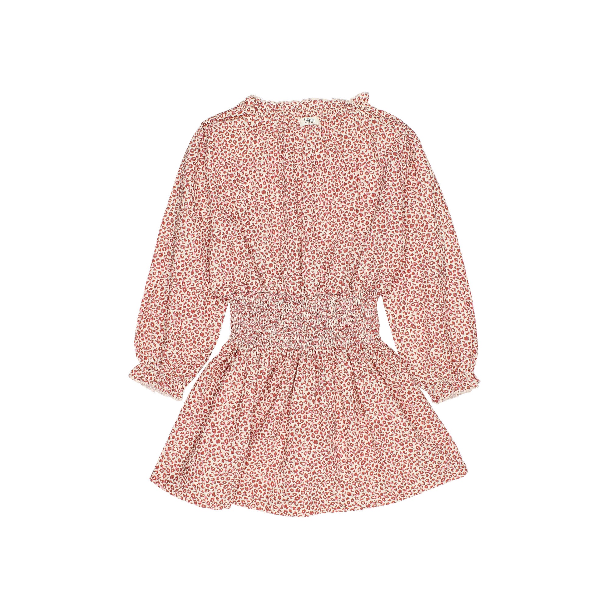 Buho - kids - speckle dress - burgundy