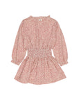 Buho - kids - speckle dress - burgundy