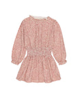 Buho - kids - speckle dress - burgundy