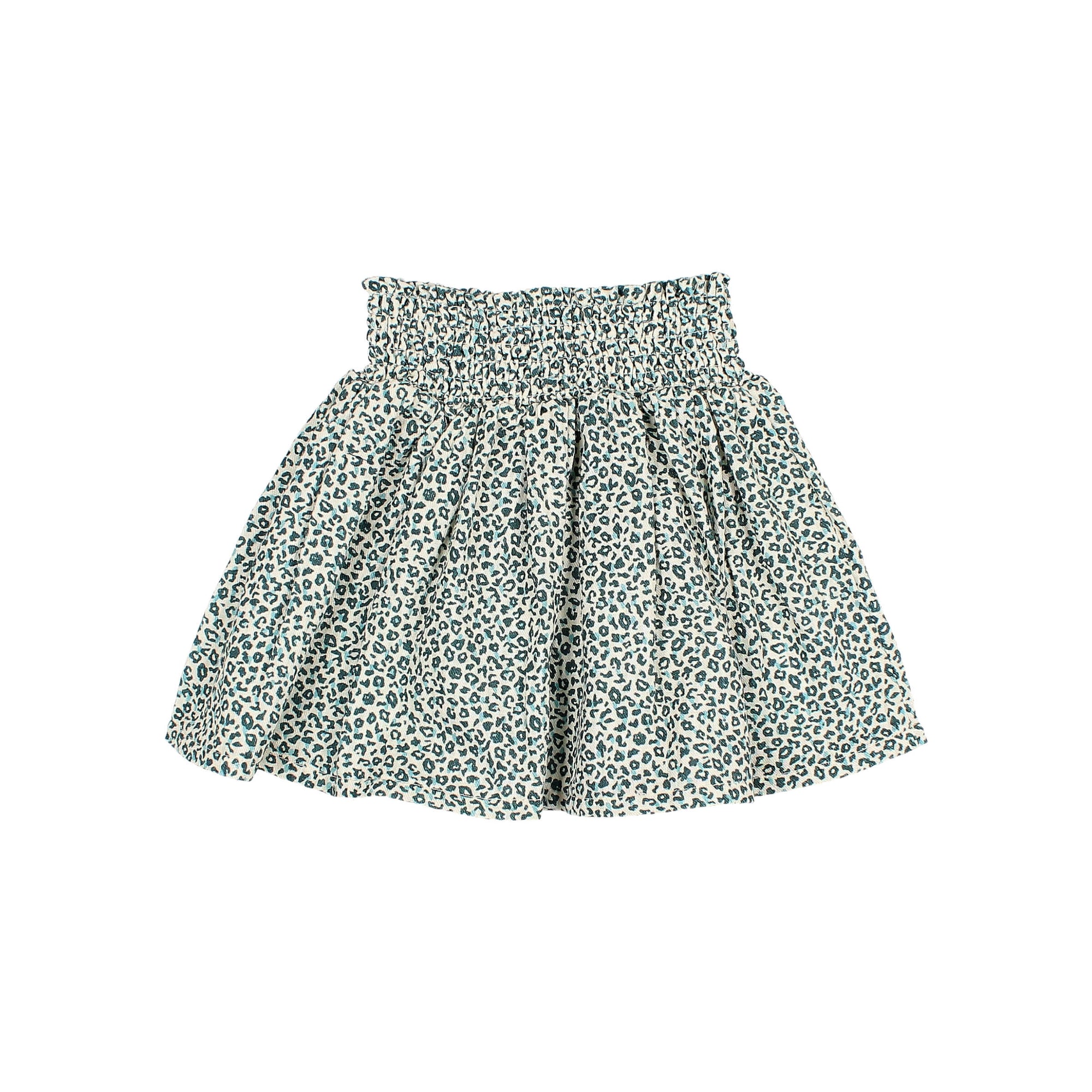 Buho - kids - speckle skirt - alpine green