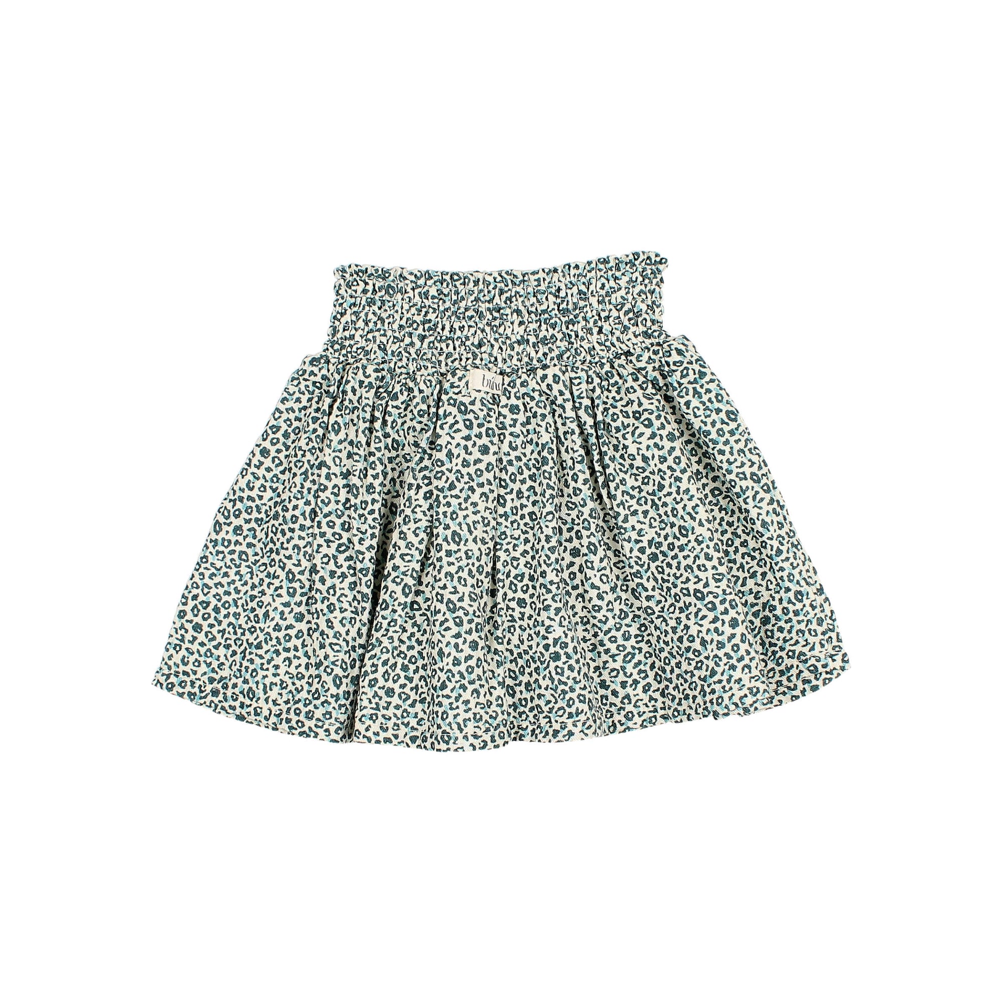 Buho - kids - speckle skirt - alpine green