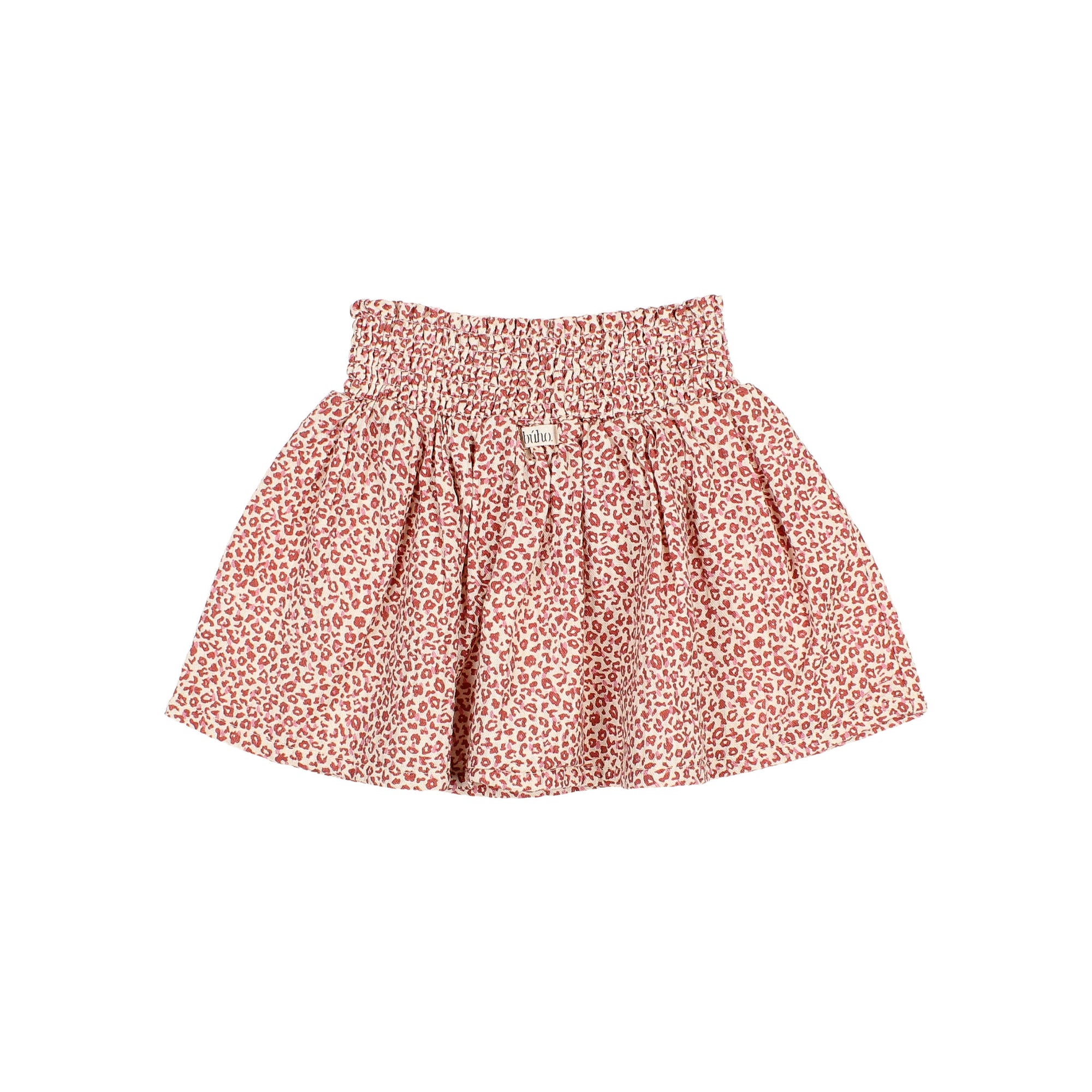Buho - kids - speckle skirt - burgundy