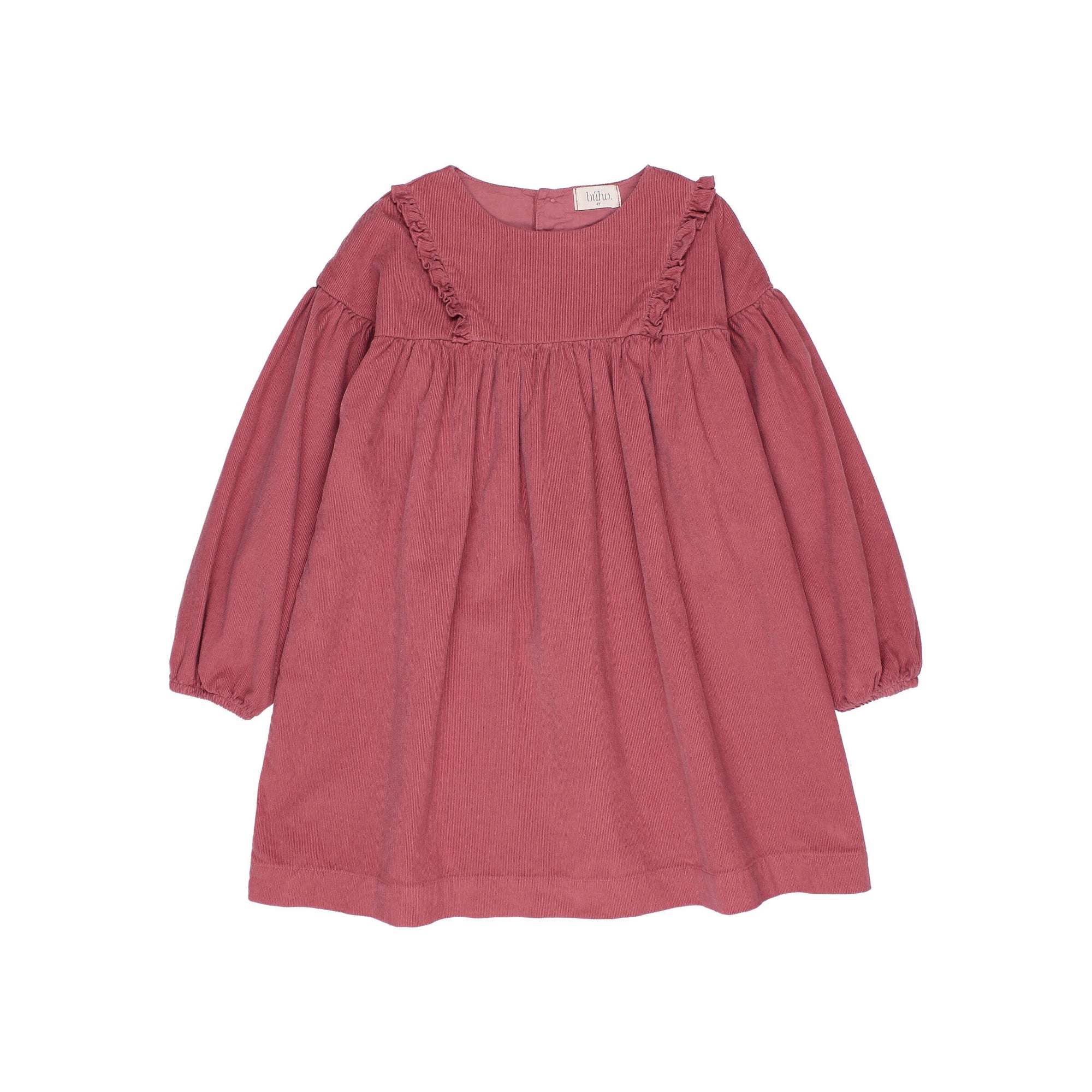 Buho - kids - soft velours dress - blush