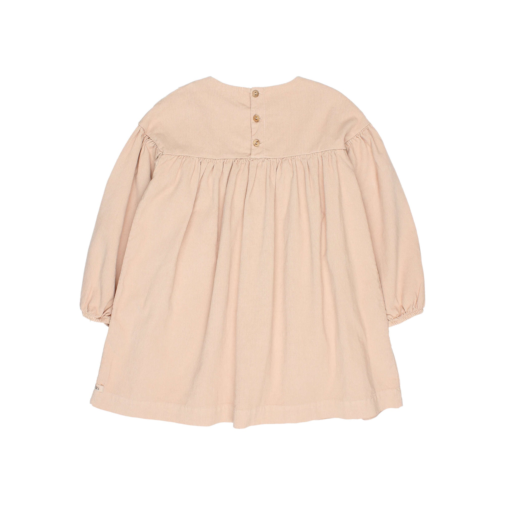 Buho - kids - soft velours dress - rose