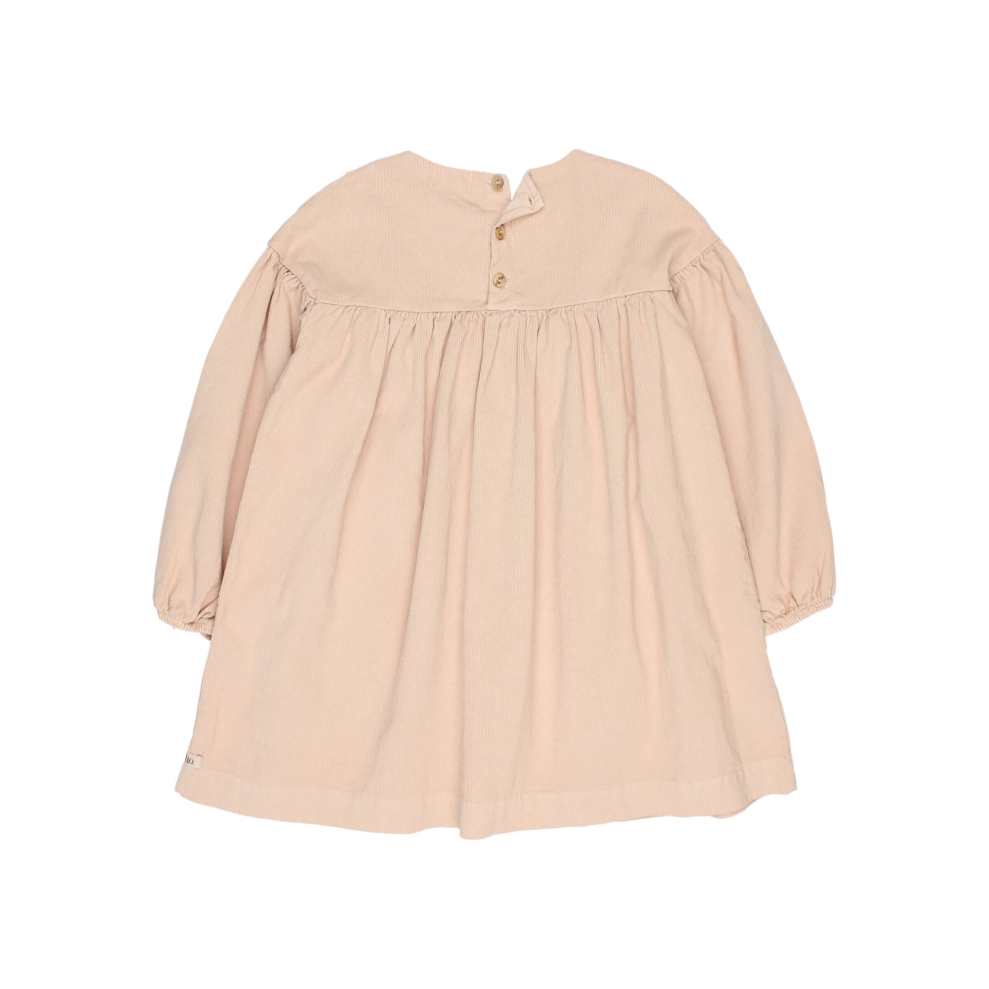 Buho - kids - soft velours dress - rose