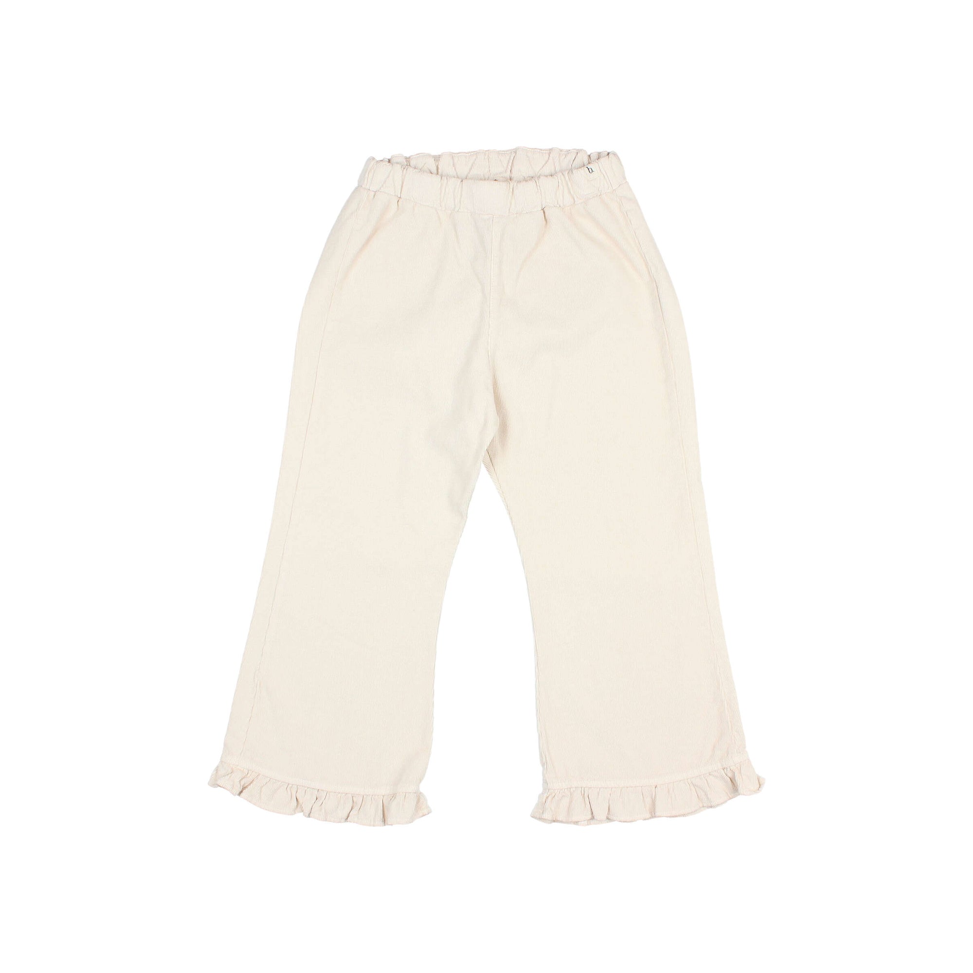 Buho - kids - soft velours girly pants - ivory