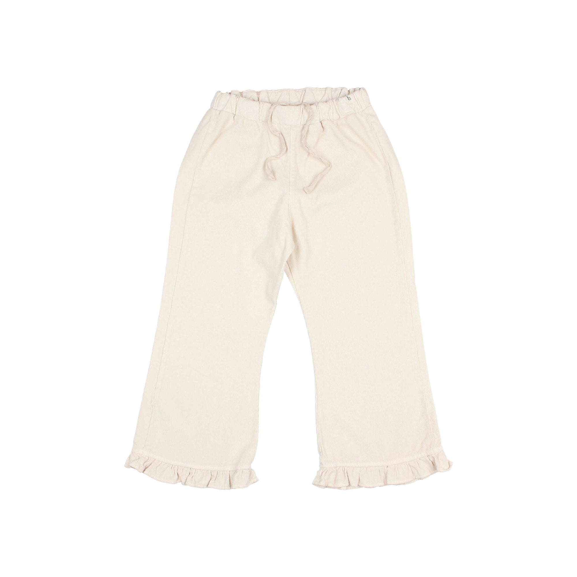 Buho - kids - soft velours girly pants - ivory