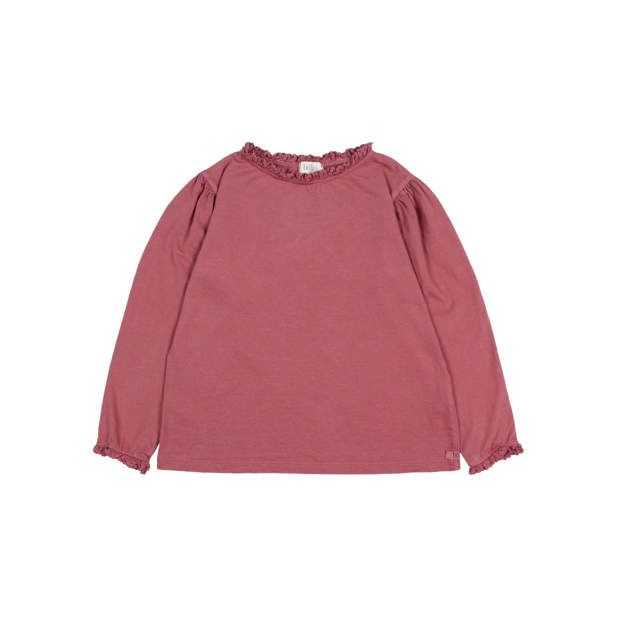 Buho - kids - lace t-shirt - blush