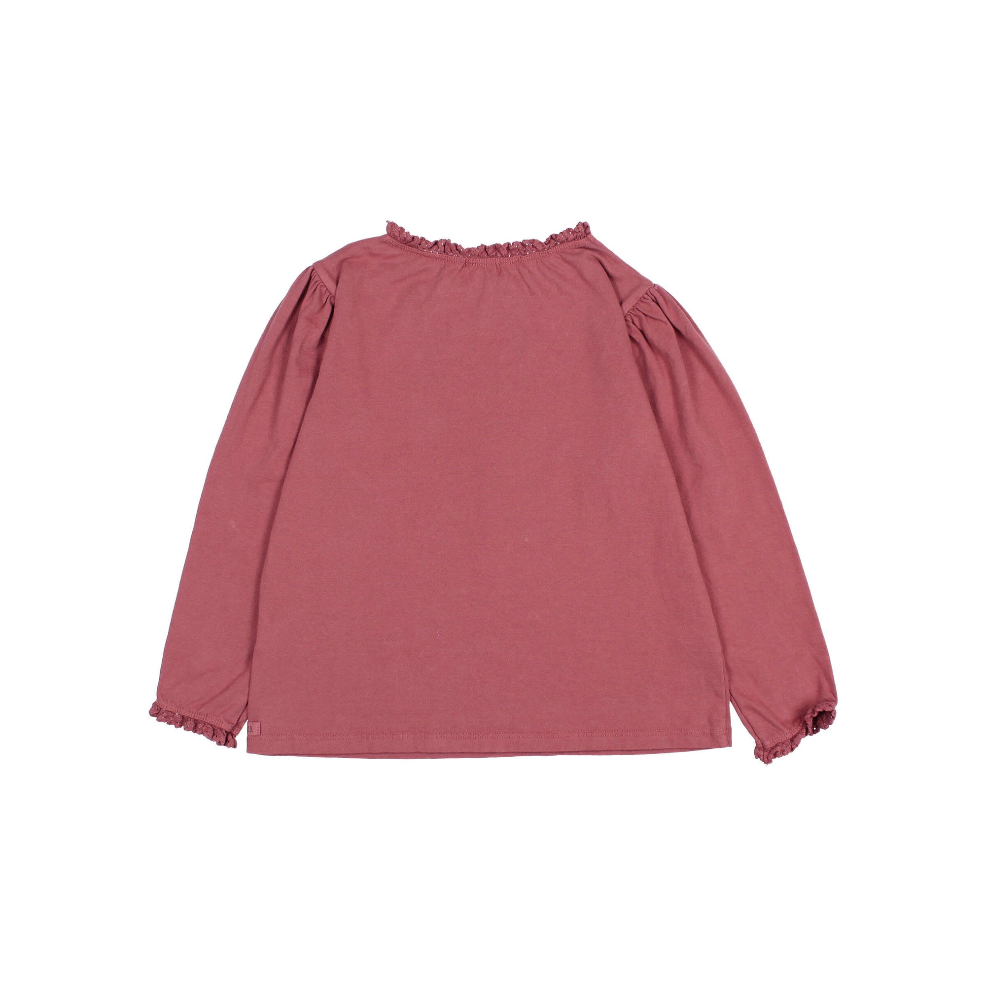 Buho - kids - lace t-shirt - blush