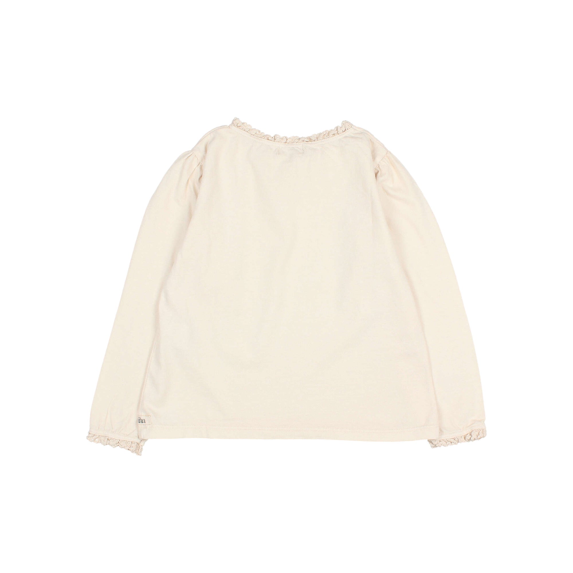 Buho - kids - lace t-shirt - ivory