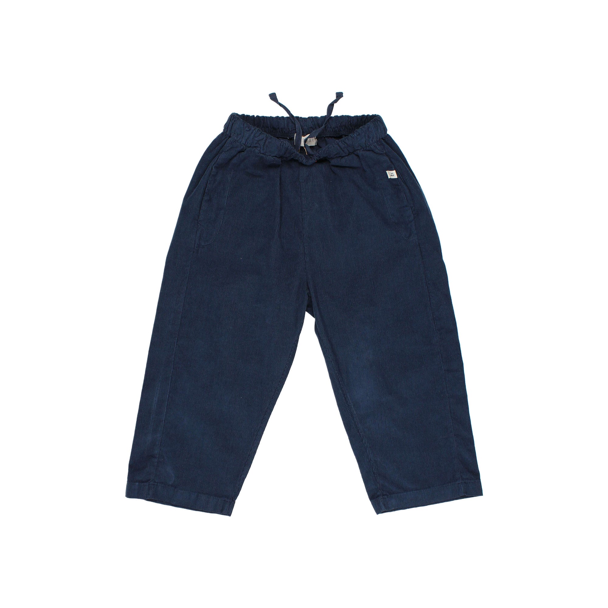 Buho - kids - soft velours pants - navy