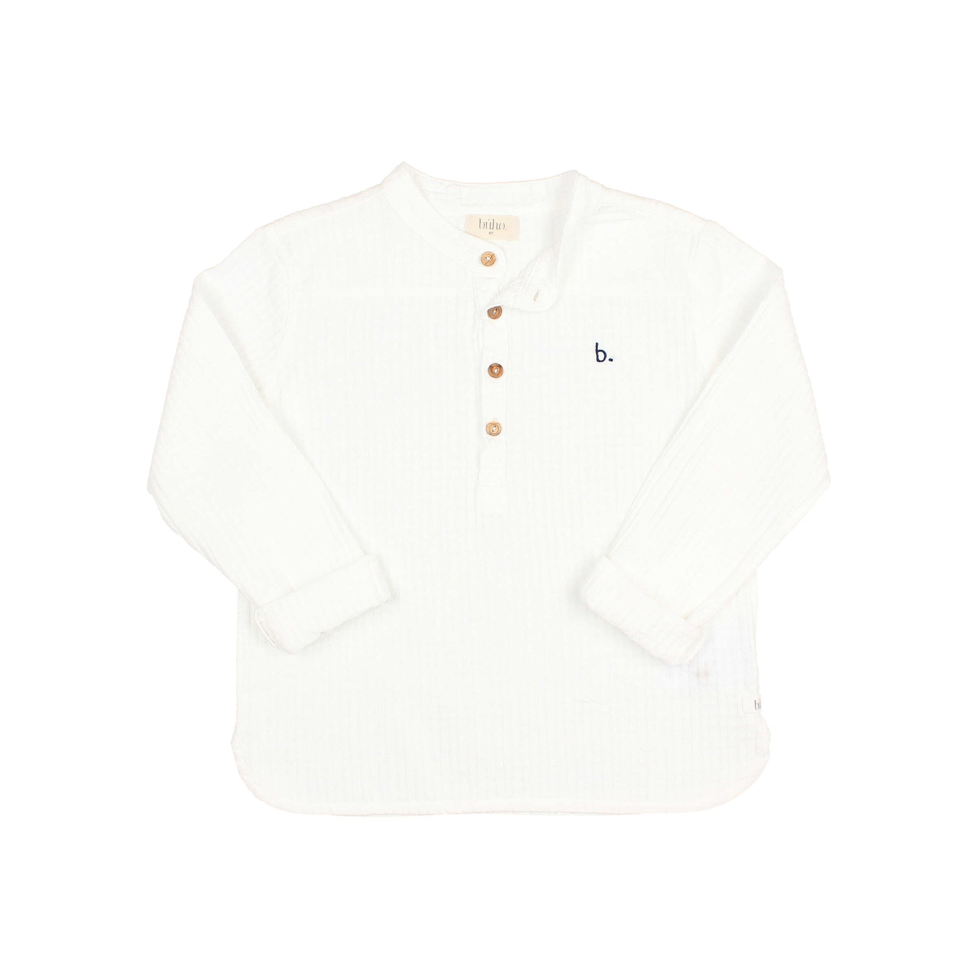 Buho - kids - kurta shirt - offwhite