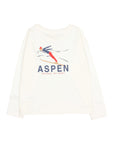 Buho - kids - aspen t-shirt - offwhite