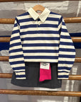 The animals observatory - eel kids polo shirt - navy