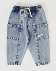 Goldie + Ace - KIT DENIM POCKET PANT LIGHT DENIM