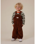Goldie + Ace - SAMMY CORDUROY OVERALLS CHOCOLATE