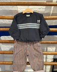 The campamento - kids - stripes trousers - grey
