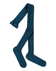 Molo - glitter rib tights - cosmic green