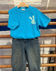 The campamento - kids - rabbit t-shirt - blue
