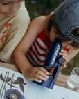 Kidywolf - kidymicroscope - portable microscope - blue