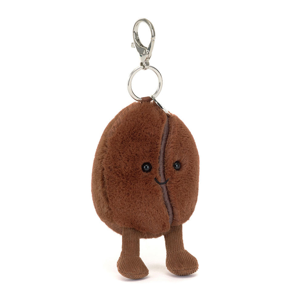 Jellycat - amuseables - coffee bean bag charm