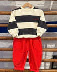 The campamento - kids - corduroy trousers - red