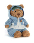 Jellycat - bartholomew bear in snow suit - medium