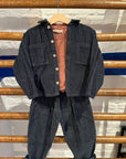 The campamento - kids - corduroy shirt - grey