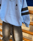 Weekend house kids - whk logo sweatshirt - soft blue