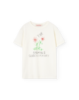 The animals observatory - rooster kids t-shirt - raw white