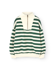 The animals observatory - blowfly kids zip sweatshirt - green