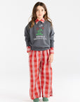 The animals observatory - bear kids sweatshirt - dark grey