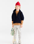 The animals observatory - nilgai kids sweater - navy